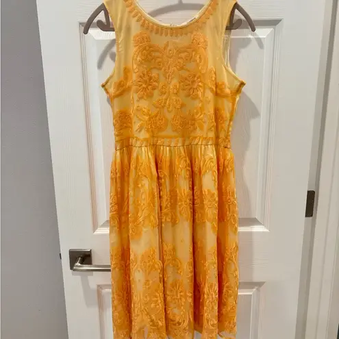 Sundance Golden Floral Midi Dress size 6 NWOT