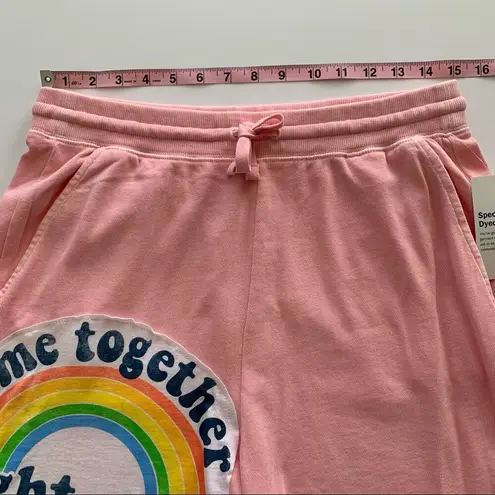 Via Penny Lane Reworked Apparel | The Beatles Come Together Graphic Pink Shorts Size L