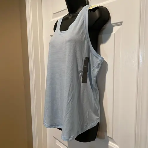 All In Motion  powder blue tank top size large