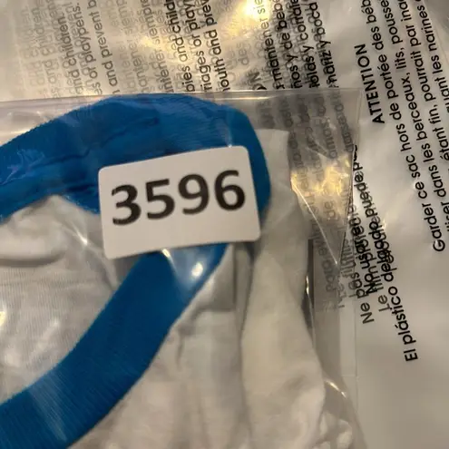 Chase Authentics Tony Stewart Shirt Women M Blue White #14 NASCAR Raglan Tee