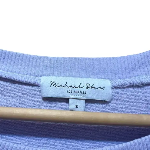 Michael Stars Kai Sweatshirt in Amethyst Size Small