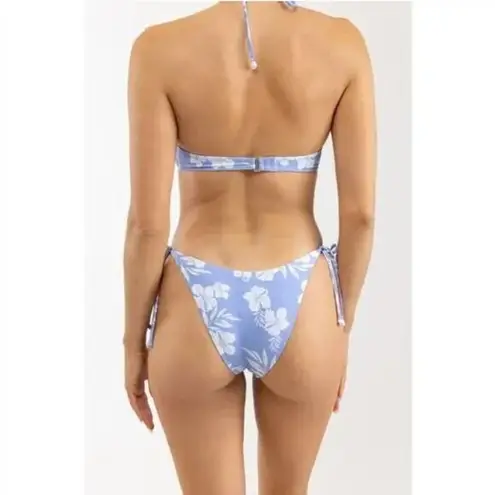 NEW Rhythm Leila Tie Side Hi Cut Pant in Whisper Blue, size XL Blue