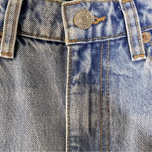 RE/DONE Redone Denim '70s Loose Flare Leg Jeans Indigo Stud