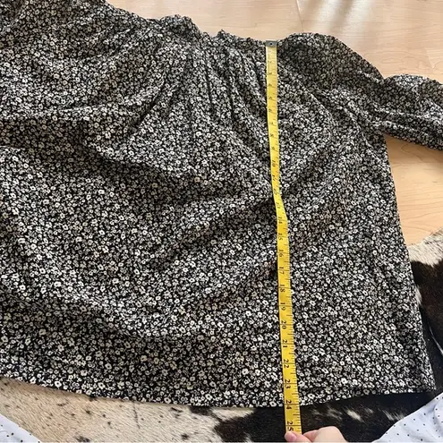 HATCH NWT The Athena Top Maternity Mock Neck Top Size 0 in Black Blossom