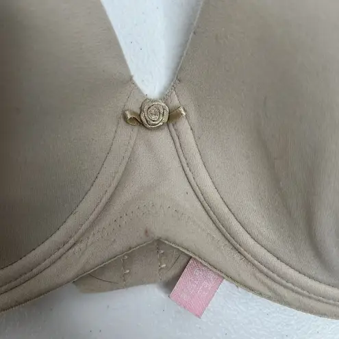 Victoria's Secret  34C Bra Multi-Way Strapless NO STRAPS Push Up Underwire Beige