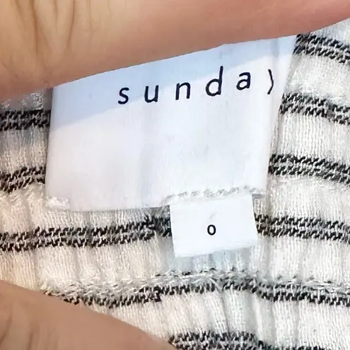 Sundays Striped Wide-Leg Pants - Size: 0