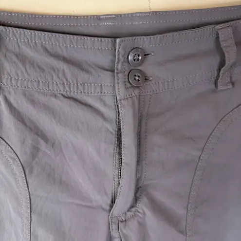 Patagonia  Womens Solimar Dark Gray Size 8 Longer Shorts Outdoor Hiking Active‎