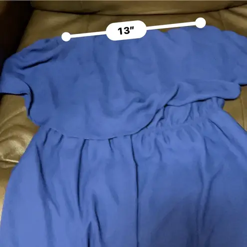 Coveted Clothing Blue Maxi Dress - Off the Shoulder