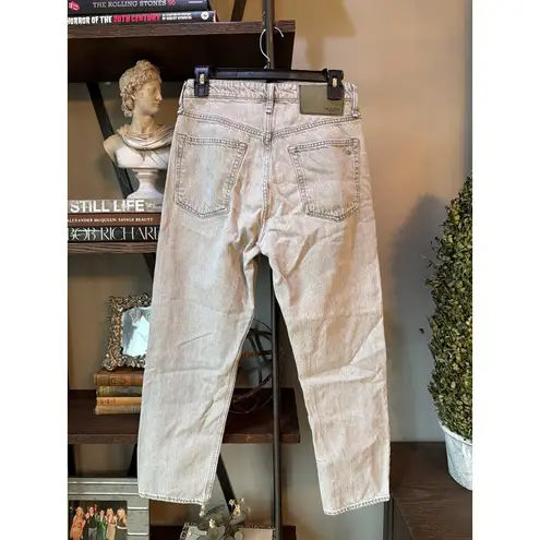 Rag and Bone  Maya Ankle Slim High-Rise Rigid Jeans Callie LIGHT Gray Womens Size 2 - Image 7