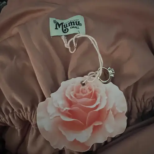 Show Me Your Mumu  Rustic Mauve Crisp Kendall Maxi Dress Women's Size Small NWT