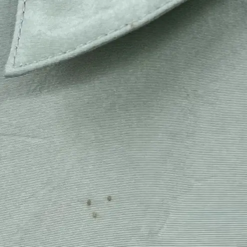 Rickie Freeman for Teri Jon Teal Blue Green Drop Waist Shirtdress Silk Size 10