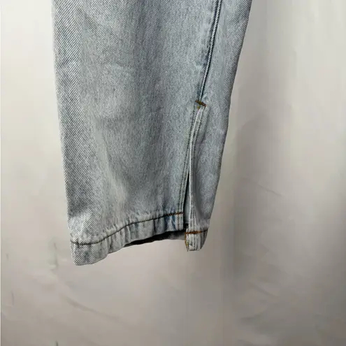 We Wore What Slit Hem Jean in Blue Light Wash Size 27