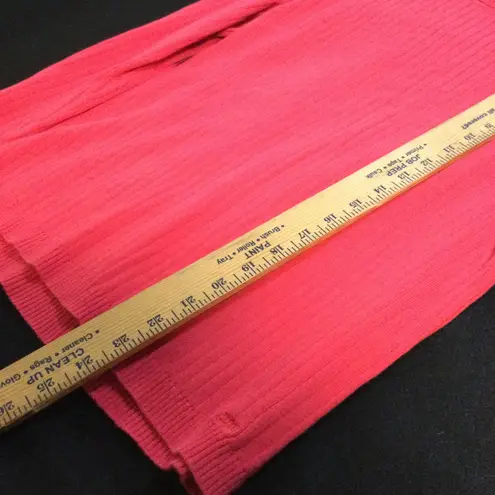 IZOD Red Ribbed Turtleneck Sweater Long Sleeve Casual Warm Cozy Knit Top M