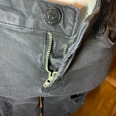 Almost Famous  Black Distressed Skinny Jeans