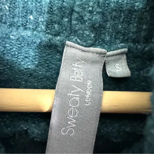 Sweaty Betty Shakti Blue Knit Oversized Sweater