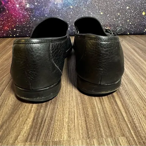 ALLEN EDMONDS Firenze Horse Bit Loafers Black Pebbled Leather Italy Men Sz 13