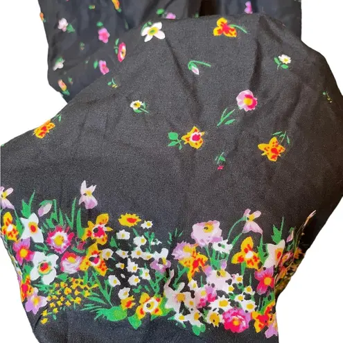 Spago Vintage 90s Boho Hippie Whimsygoth Woodland Floral Short Sleeve Maxi Dress Size 14