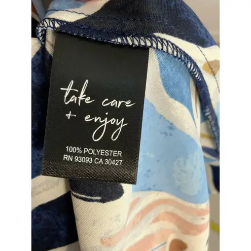 Nic & Zoe SAPPHIRE SHADES DRESS Blue Size XL