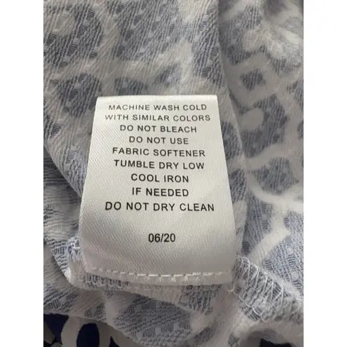 IBKUL 1/4 Zip Shirt Womens Medium Blue White Quick Dry Cool UPF 50 Golf Tennis