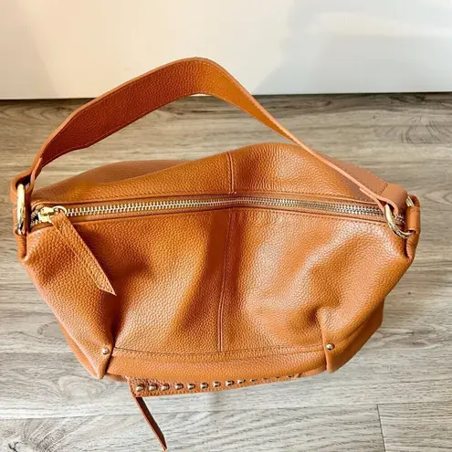Laggo Joyce Hobo Leather Bag in British Tan NWOT Brown