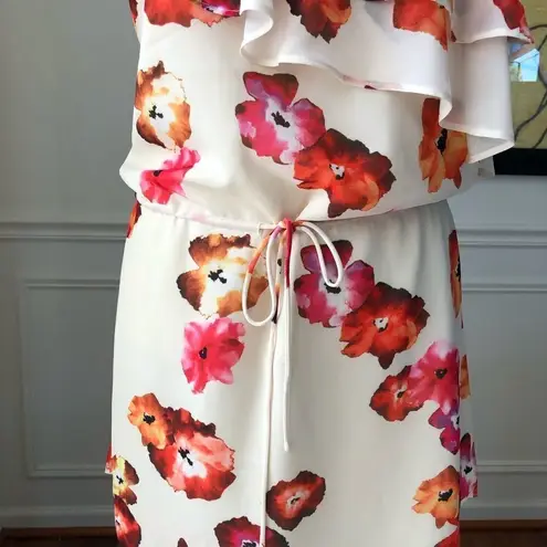 Haute Hippie One Shoulder Tie Dye Flower Dress NWT