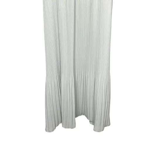 Oak + Fort Pleated Midi Dress in Mint Green size Small