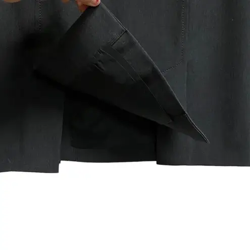 Elevenses Anthropologie Sz 6 Gray Pencil Skirt High Waist Work Career Office