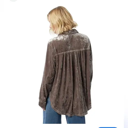 Jessica Simpson  Metallic Velvet Blouse