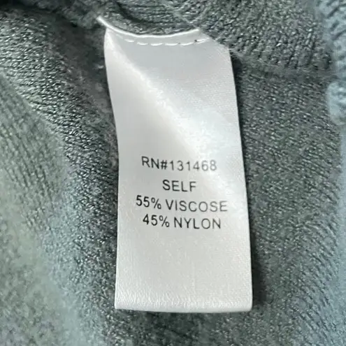 Fate Mock Neck Sweater Womens Small Ash Green Fall Comfy Casual Green