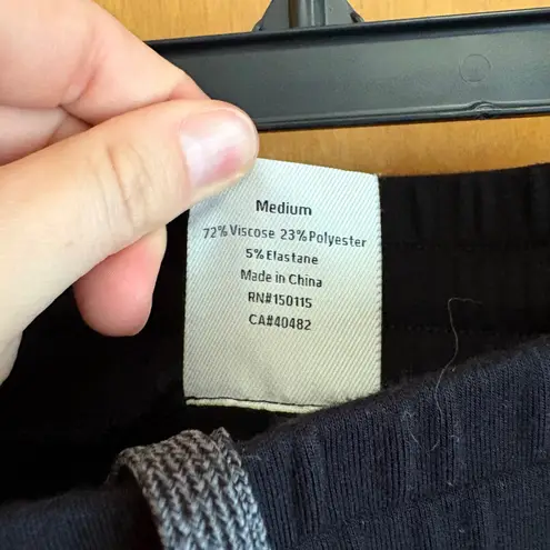 Varley Black Joggers Sweatpants Lounge Pants Drawstring Waist Women's Medium