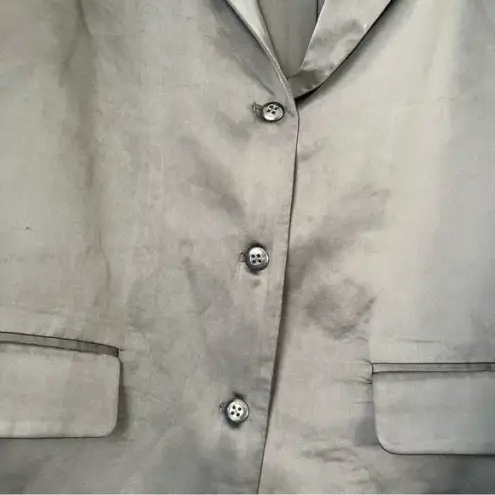 Princess Polly Toddy Black Satin Relaxed Fit Blazer 10