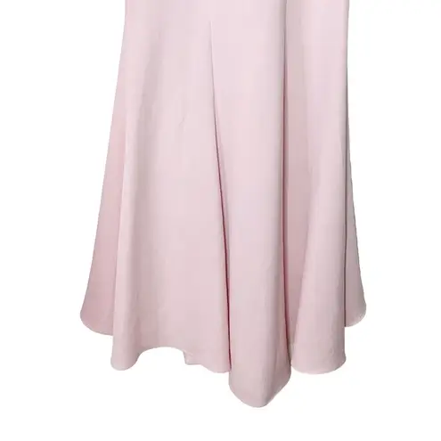 Likely Calhoun Dress Women’s Size 0 Pink Asymmetrical Midi Gown Knotted Bust