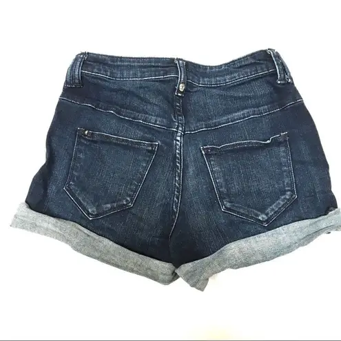 Lovesick high waisted hi rise button fly shorts 1 Blue Size undefined thumbnail 2
