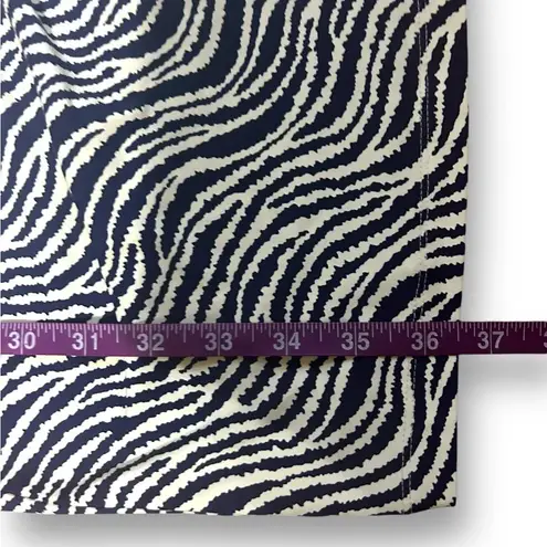 J. McLaughlin Nicola Zebra Print Layered Catalina Cloth Dress Size XS 3/4 Sleeve