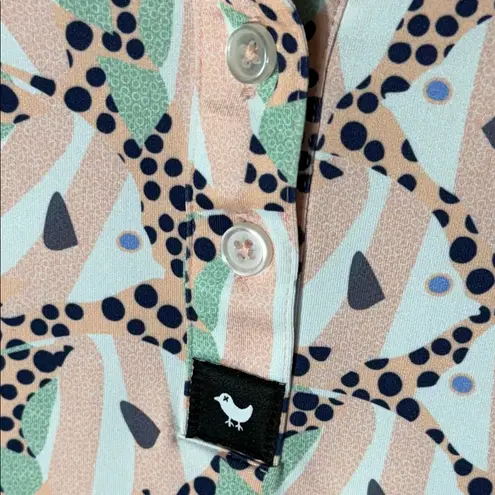 BAD BIRDIE • Women's Golf Polo SS23 Abstract Fish Core Performance BBW02