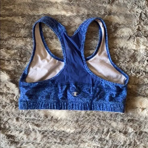 Champion  sports bra used blue size medium