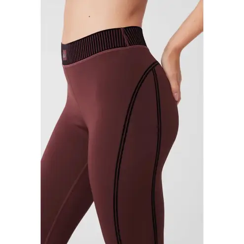 Alo Yoga Airlift High-Waist 7/8 Line Up Legging Cherry Cola XS