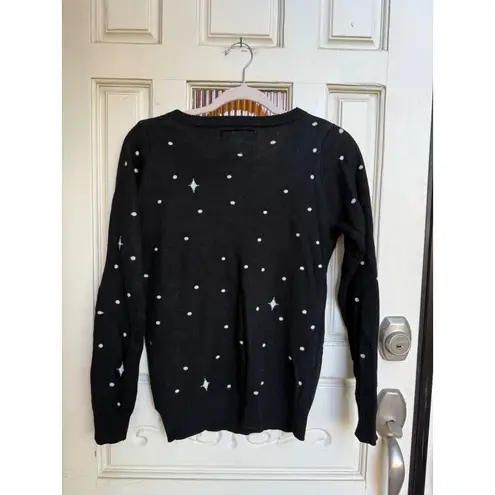 Tipsy Elves Black Santa Unicorn Ugly Christmas Sweater Womens Size Small - Image 4