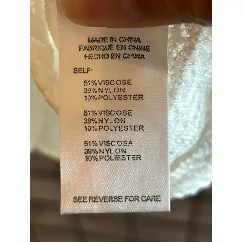 NWT Thakoon Womens Tank Top Small White Lace Crewneck Crochet Cottagecore