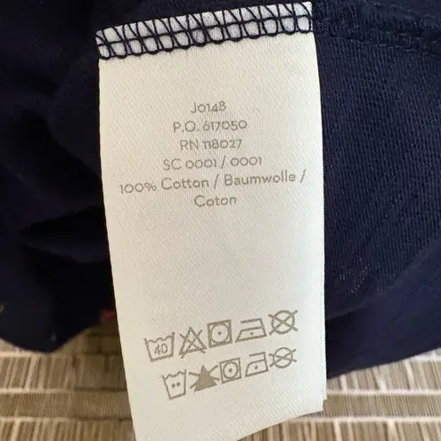 Boden USA Boden Phoebe Navy Blue Floral Cotton Sheath Dress Size 6P