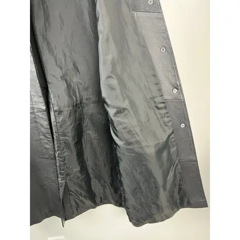 Bagatelle  Vintage Genuine Leather Trench Peacoat Large Matrix Mob Wife