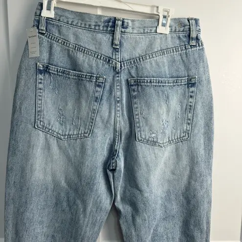 Juicy Couture  High Rise Light-Wash Destroyed Relaxed JeansJC012-RLXD Size 27 NWT