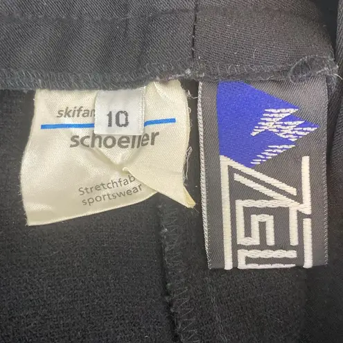 Schoeller Black Stirrup Leg Full Length Ski Snowboard Winter Pants 10