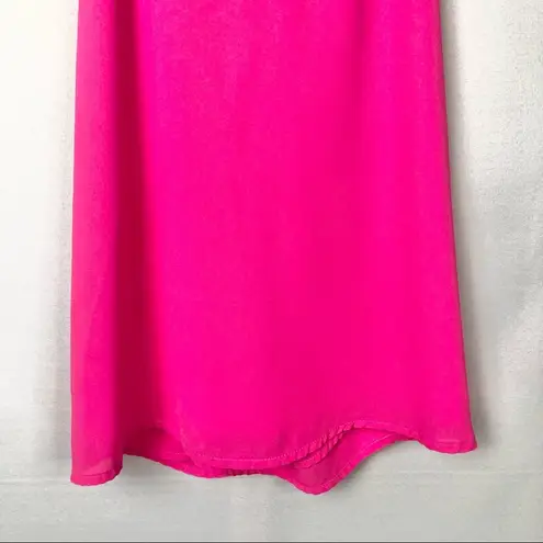 CARAMELA Hot Pink Twist Racerback Tank Top S