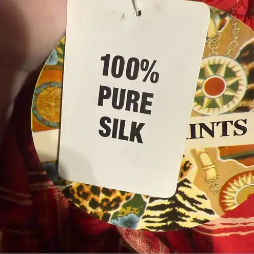 FU DA SILK International Women’s XL 100% silk 2 peace tracksuit NWT