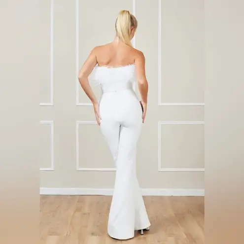 NADINE MERABI NWT Colette White Jumpsuit 10