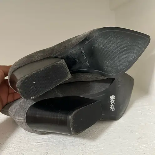 Kendall + Kylie  Gray Suede Ankle Booties