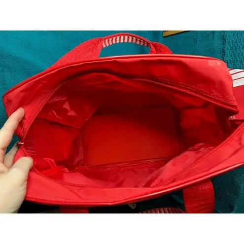 shoulder bag Globus red white passport wallet vintage