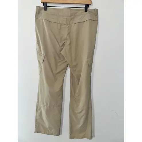 Eastern Mountain Sports Womens Cargo Pants Size 12R Tan Hiking Outdoor