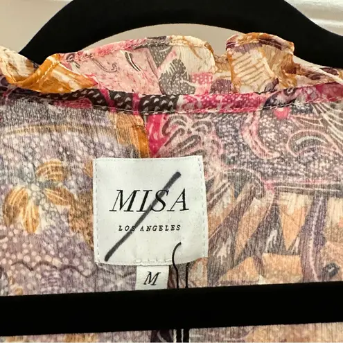 MISA Los Angeles NWT Ilya boho paisley Tapestry Printed Long Midi Dress sz Med